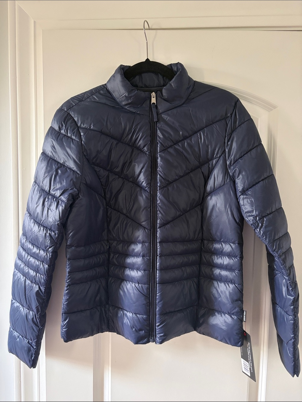 Vero Moda Navy Blue Quilted Puffer Jacket